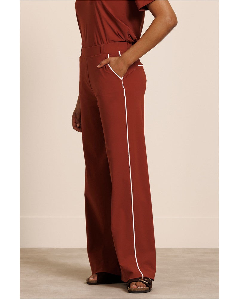 Lexie piping trousers Oranje Lexie piping trousers Oranje
