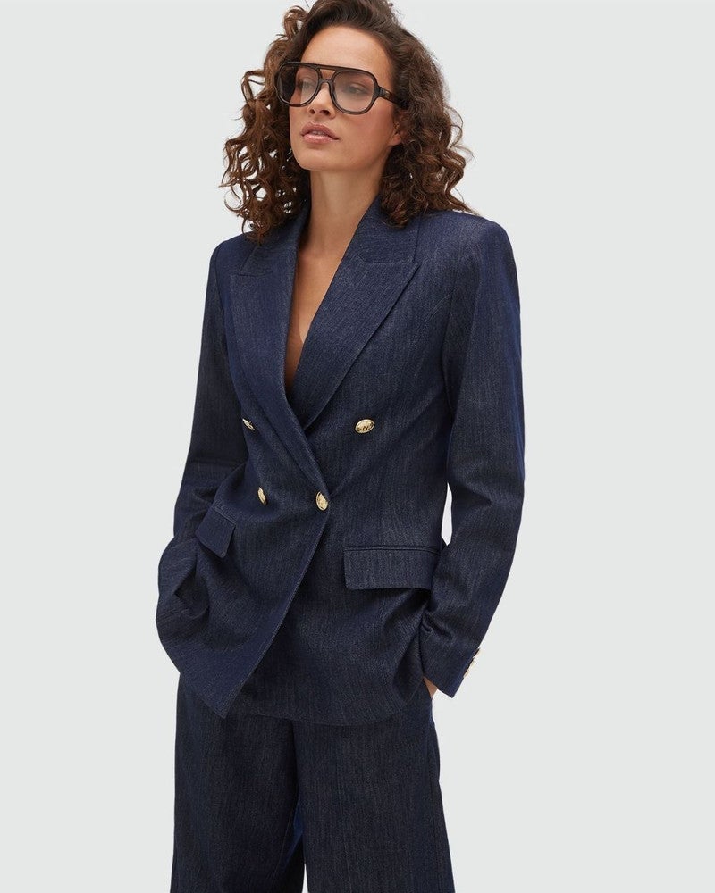 BLUEBELL fitted blazer Blauw BLUEBELL fitted blazer Blauw