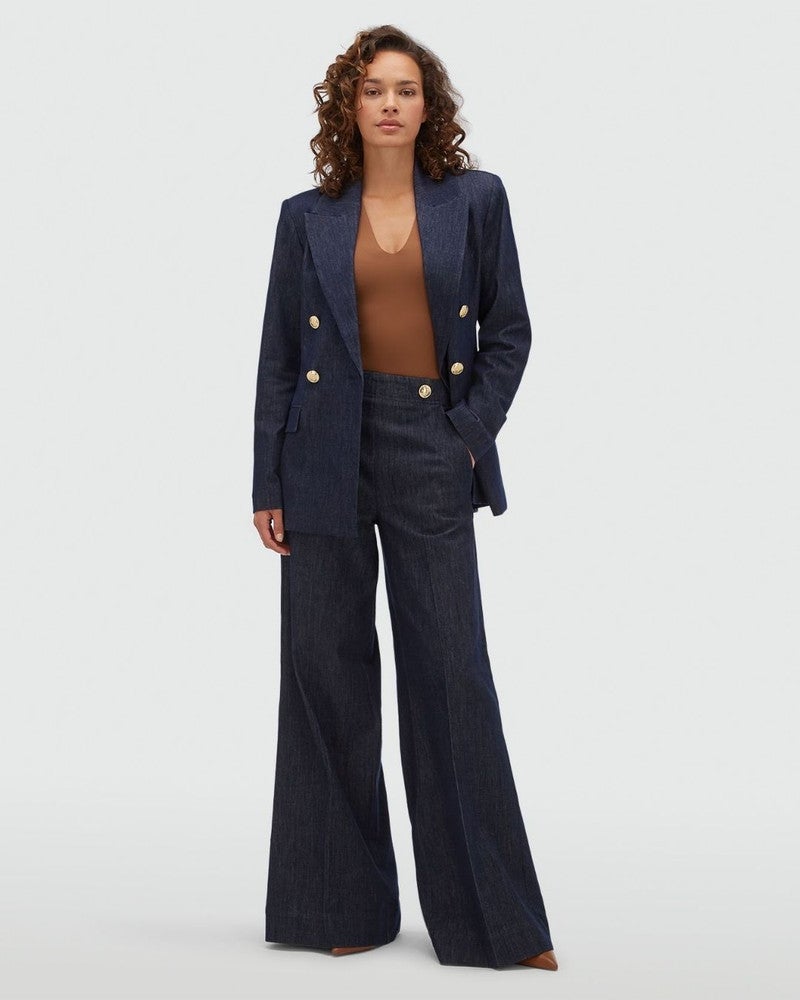 BLUEBELL fitted blazer Blauw BLUEBELL fitted blazer Blauw