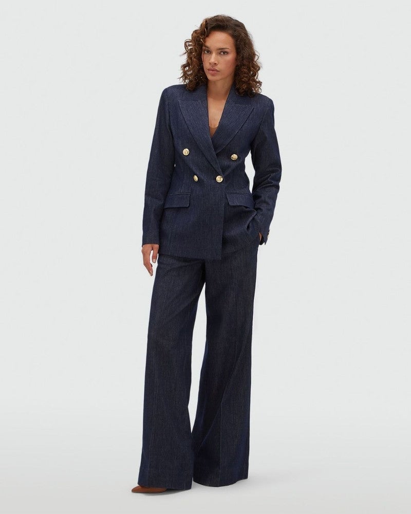 BLUEBELL fitted blazer Blauw BLUEBELL fitted blazer Blauw