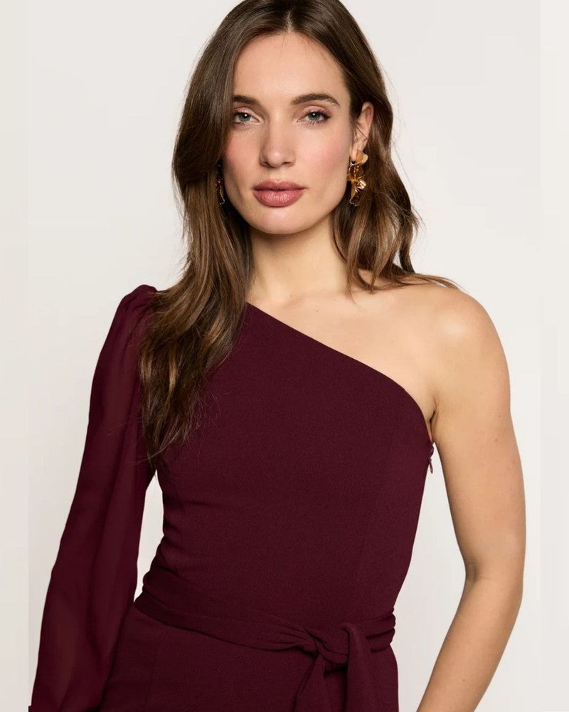 Jumpsuit Jossy Crepe Bordeaux Jumpsuit Jossy Crepe Bordeaux