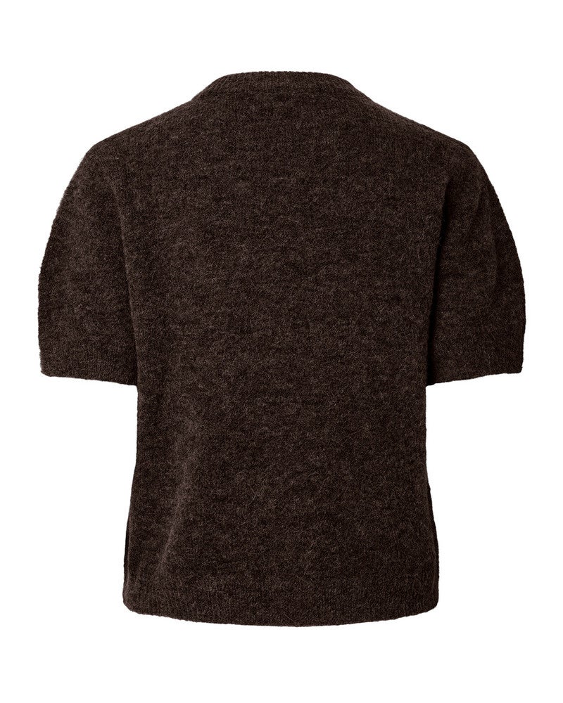 YASJOHI SS WOOL BLEND PULLOVER S. NOOS Bruin 1 YASJOHI SS WOOL BLEND PULLOVER S. NOOS Bruin 1