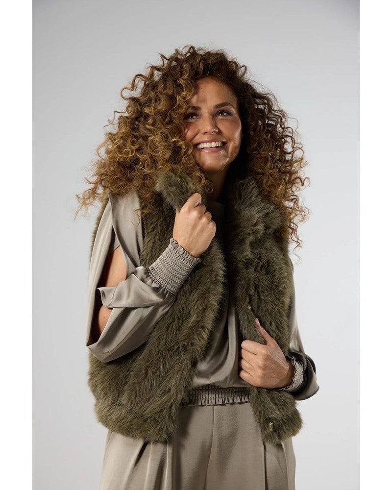 Liane Gilet Bruin 1 Liane Gilet Bruin 1