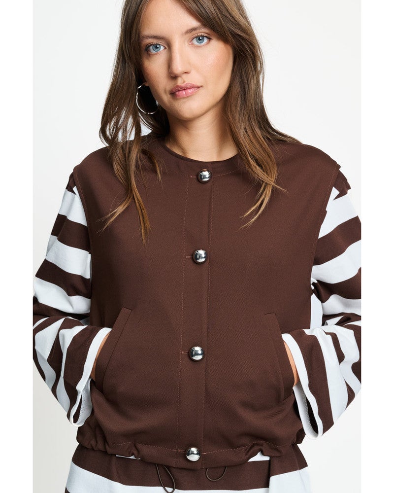 GILET - Gaya Chocolate Brown Bruin 1 GILET - Gaya Chocolate Brown Bruin 1