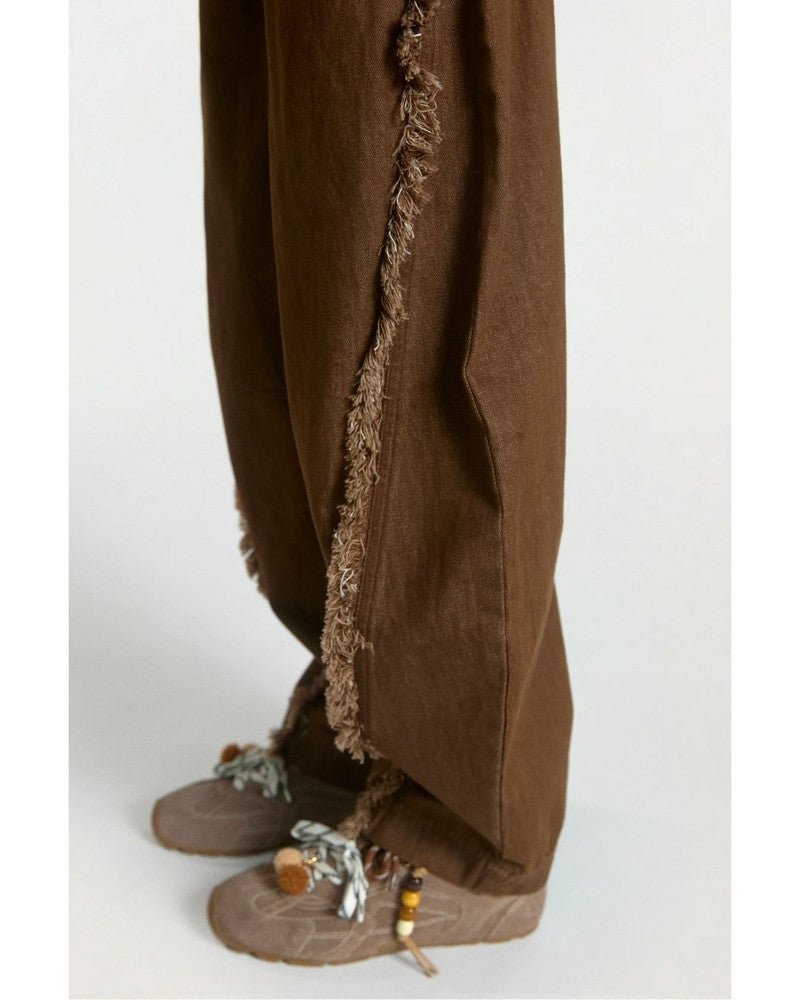 QUINN JEANS FRINGE Bruin 1 QUINN JEANS FRINGE Bruin 1