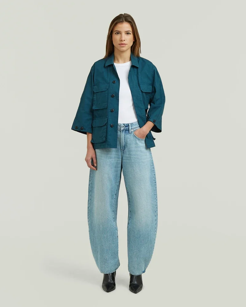 Barrel 3D Loose Wmn Licht Blauw Barrel 3D Loose Wmn Licht Blauw