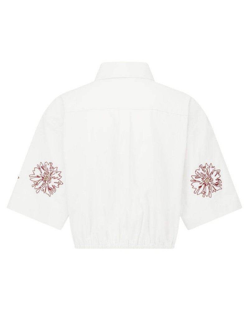 Noleste poplin blouse Wit 1 Noleste poplin blouse Wit 1