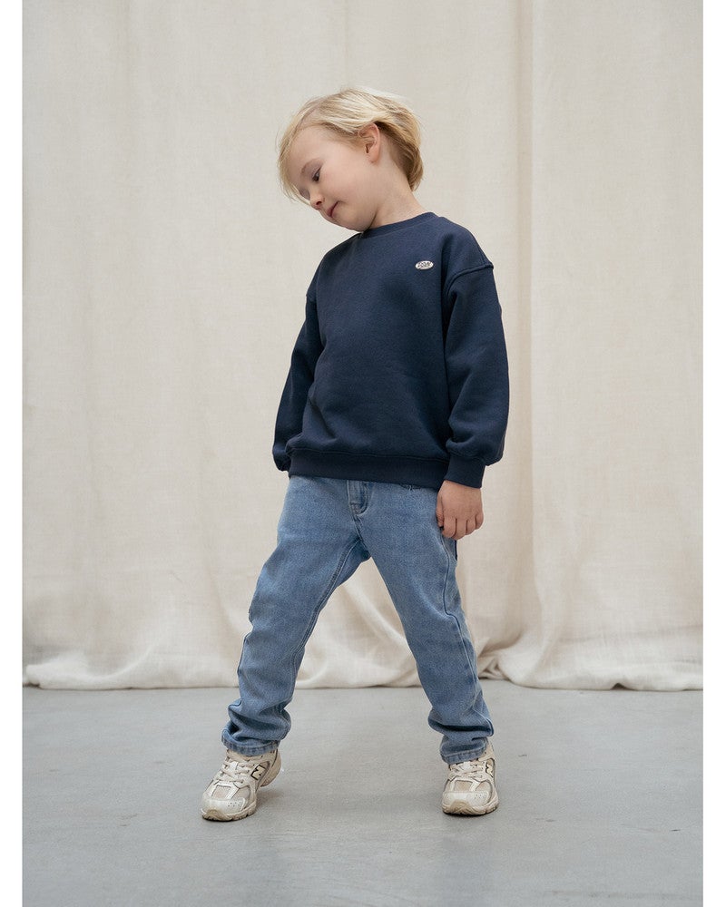 Denim Straight Fit Blauw Denim Straight Fit Blauw