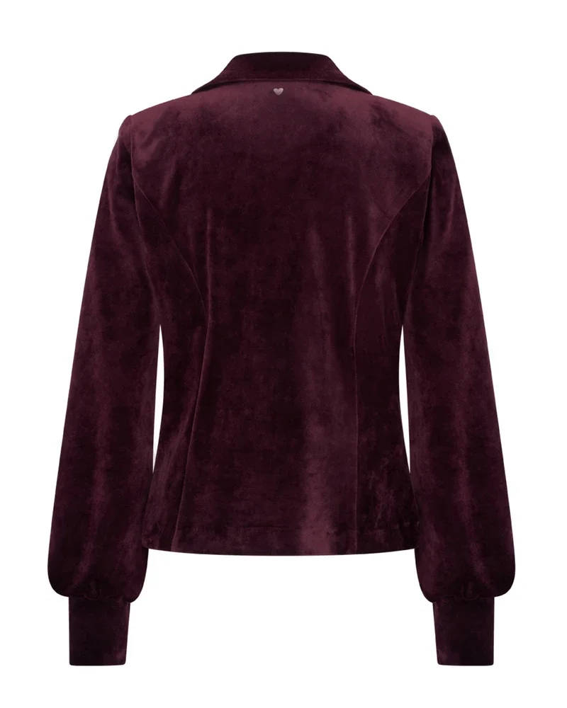 Blazer Lora Velour Bordeaux Blazer Lora Velour Bordeaux