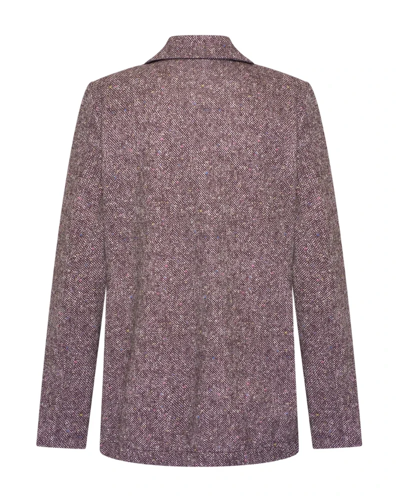 Blazer Nick Lano Lurex Bordeaux Blazer Nick Lano Lurex Bordeaux