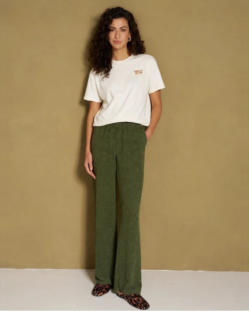 Broek Mea - Mid Rise Groen Broek Mea - Mid Rise Groen