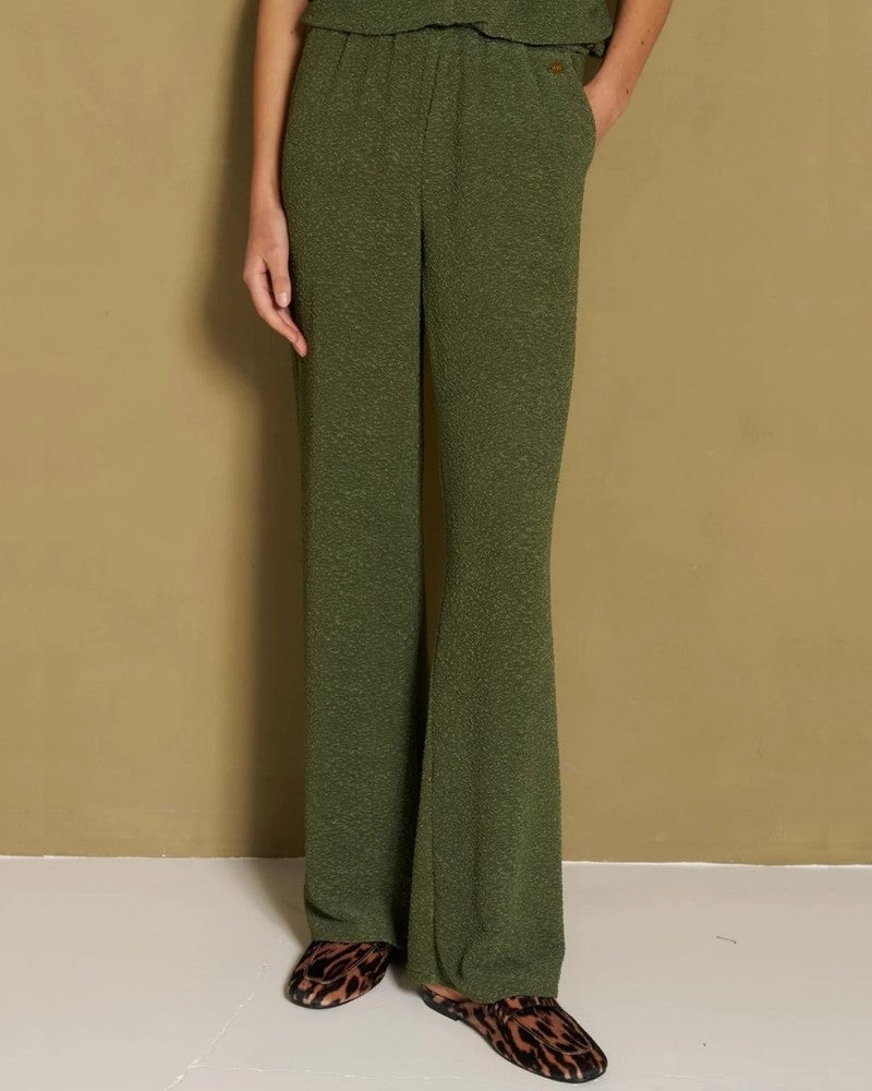 Broek Mea - Mid Rise Groen Broek Mea - Mid Rise Groen