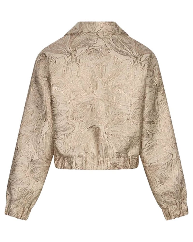 Jacket Helja - Fancy Jacquard Goud Jacket Helja - Fancy Jacquard Goud