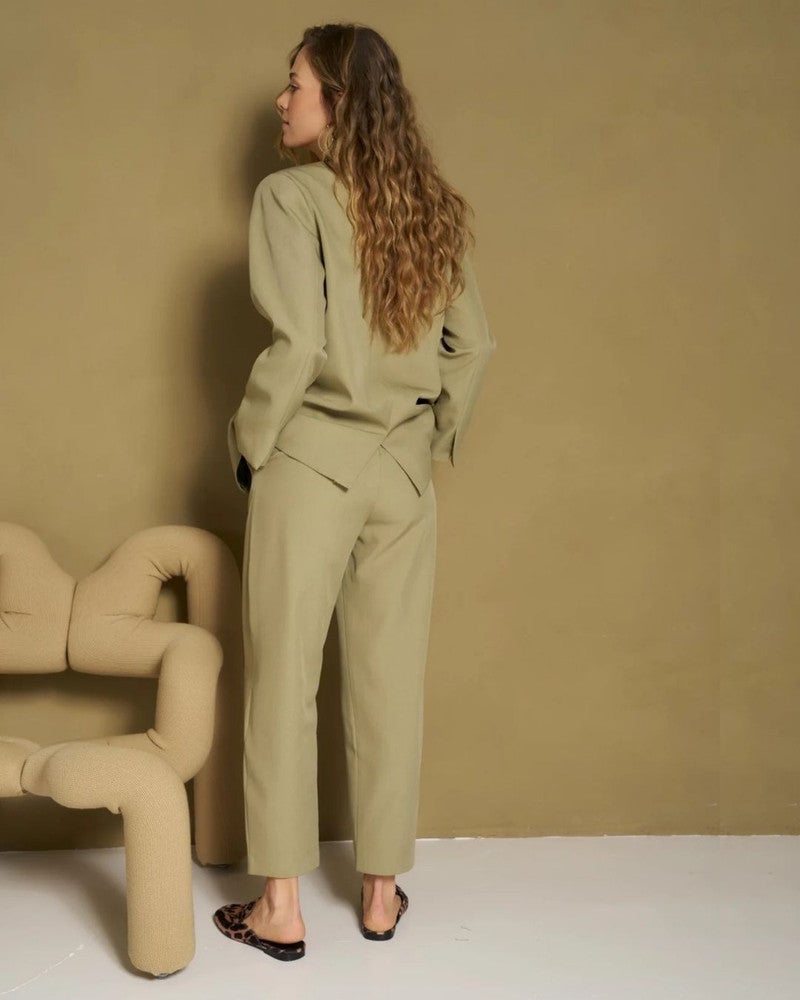 Blazer Hela - Clean Cocoon Licht Groen Blazer Hela - Clean Cocoon Licht Groen