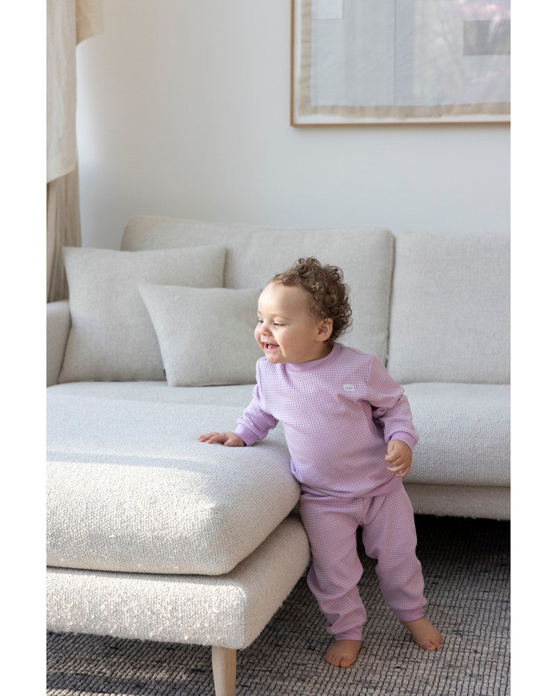 Pyjama Wafel Basic Lila Lila Pyjama Wafel Basic Lila Lila