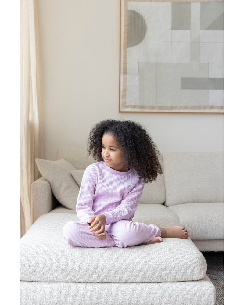 Pyjama Wafel Basic Lila Lila Pyjama Wafel Basic Lila Lila