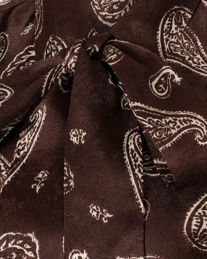 Blouse bow Bruin 1 Blouse bow Bruin 1