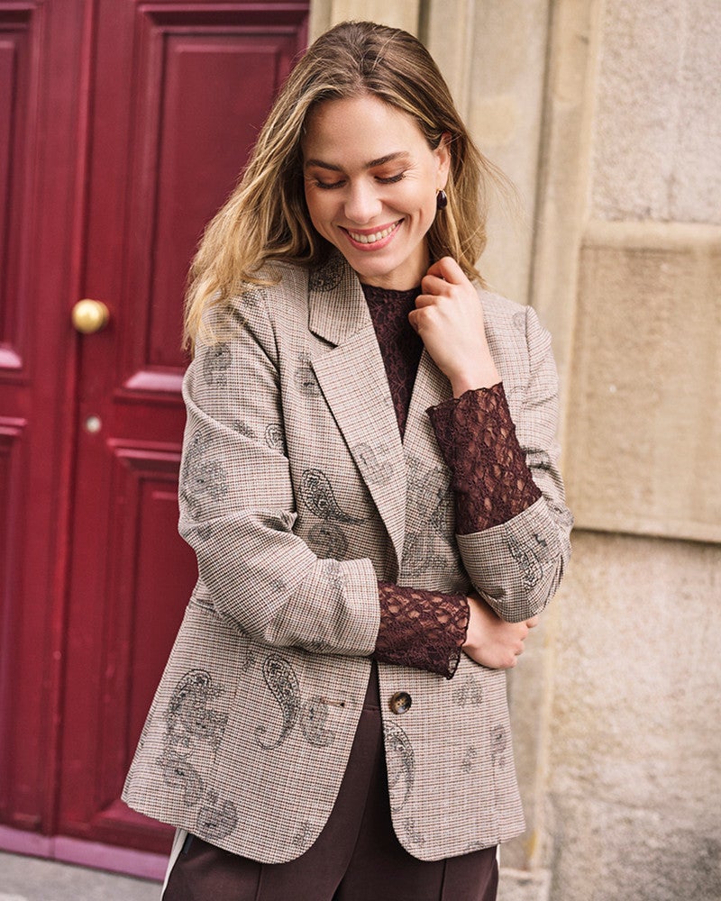 Blazer paisley check Bruin 1 Blazer paisley check Bruin 1