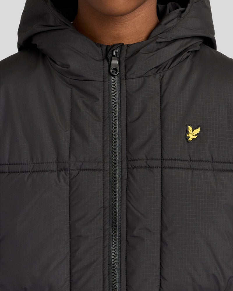 Tonal Eagle Padded Coat Zwart 1 Tonal Eagle Padded Coat Zwart 1