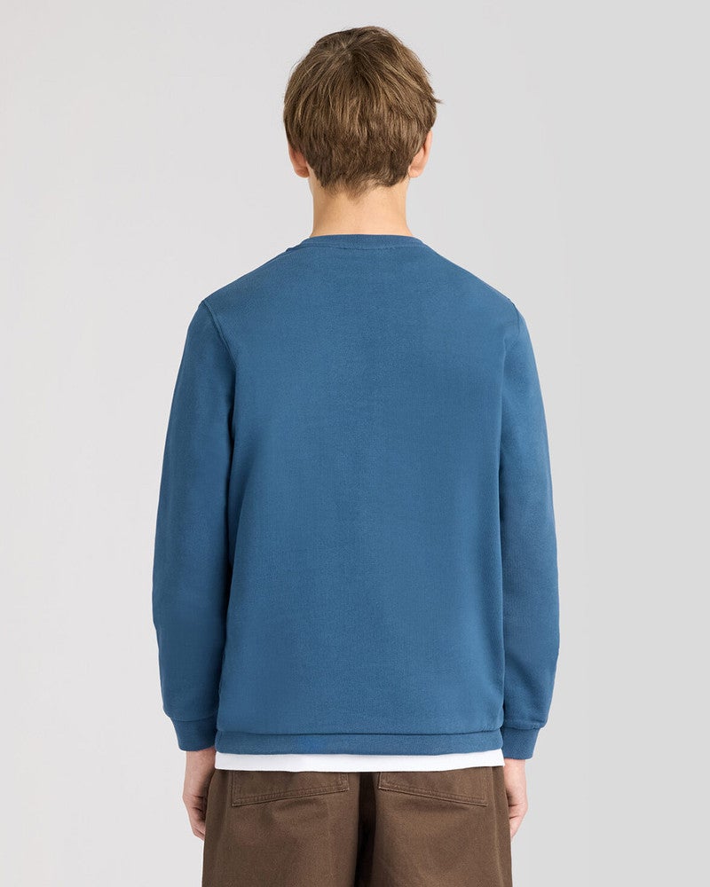 Crew Neck Sweatshirt Blauw Crew Neck Sweatshirt Blauw