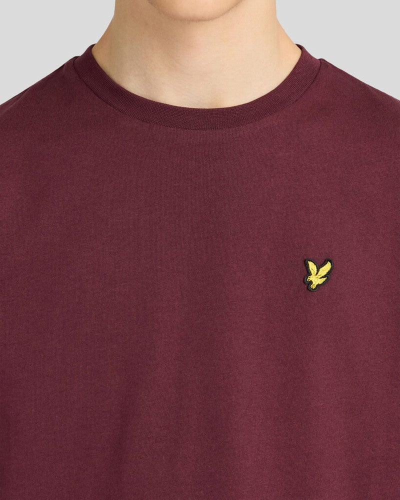 Plain T-shirt Bordeaux Plain T-shirt Bordeaux