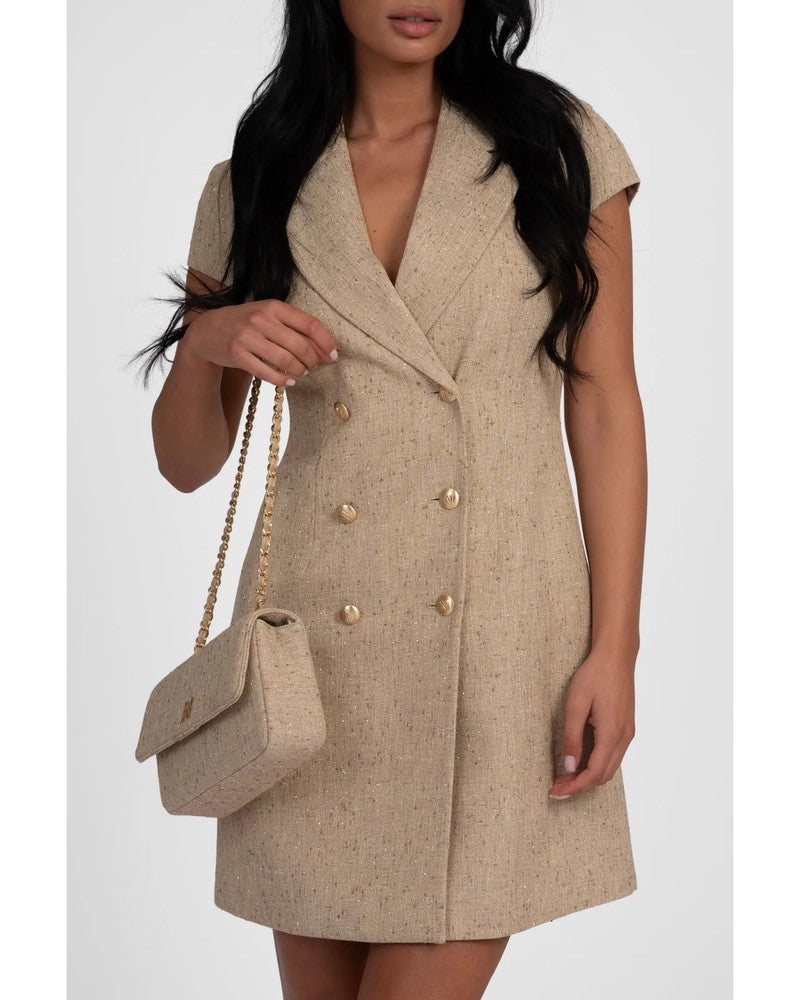 Reza Dress Beige Reza Dress Beige