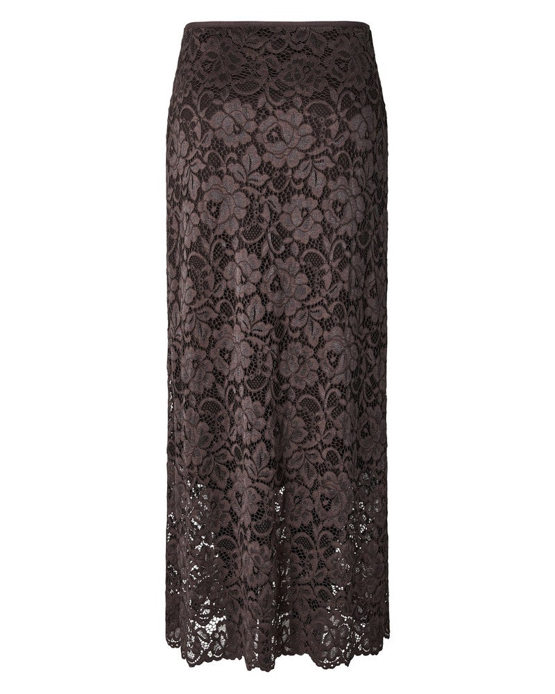 YASLACEY HW LONG LACE SKIRT S. NOOS Bruin 1 YASLACEY HW LONG LACE SKIRT S. NOOS Bruin 1