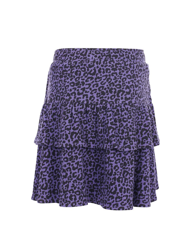 Little leopard skirt purple Lila Little leopard skirt purple Lila