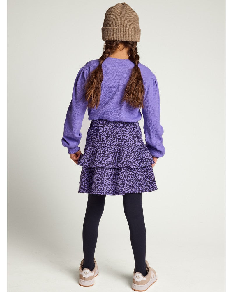 Little leopard skirt purple Lila Little leopard skirt purple Lila