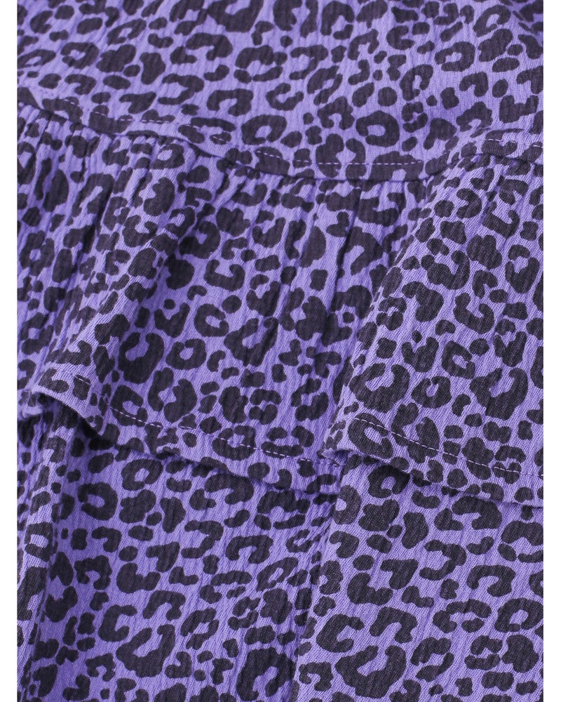 Little leopard skirt purple Lila Little leopard skirt purple Lila