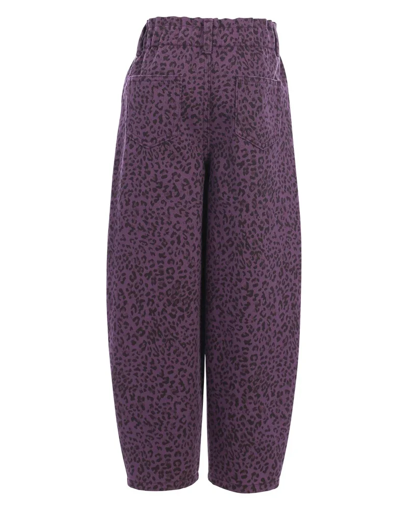 Little leopard jeans purple Paars Little leopard jeans purple Paars