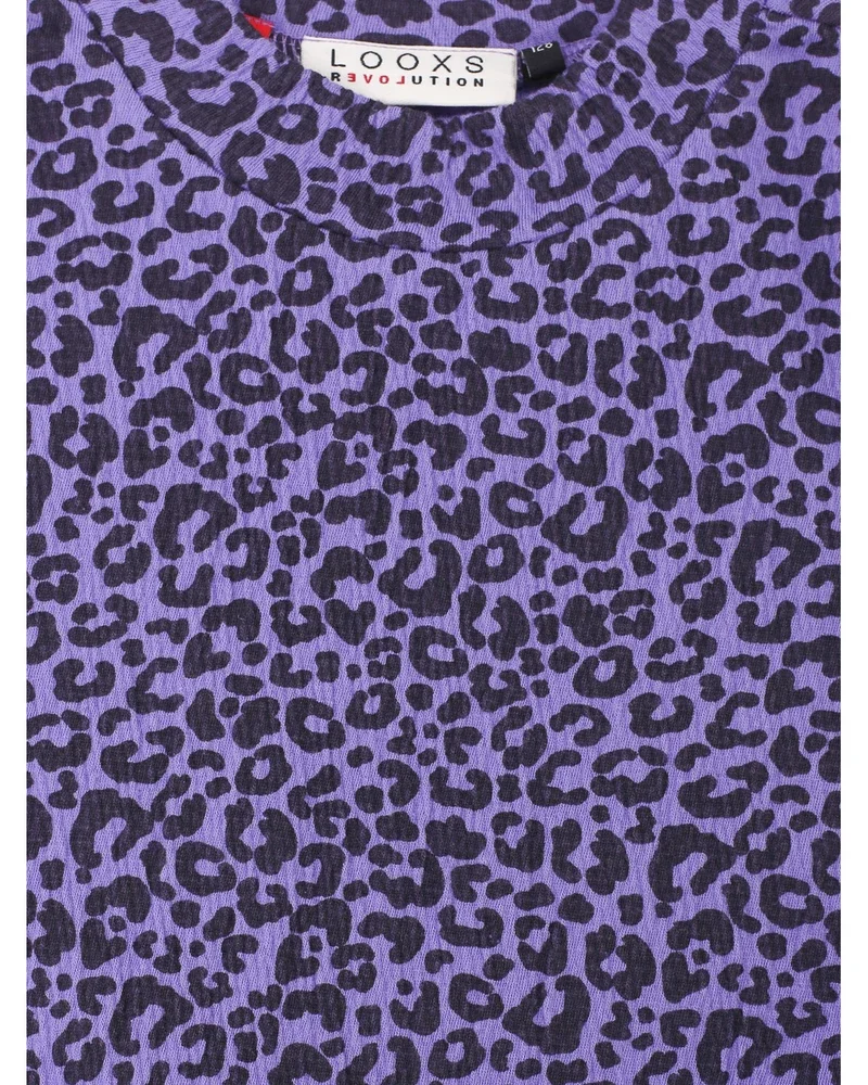 Little crinkle leopard Tee Longsleeve Lila Little crinkle leopard Tee Longsleeve Lila