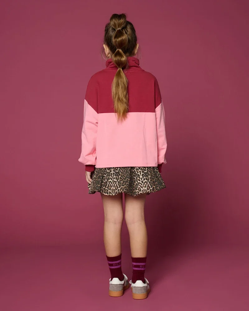 Zipper Sweater Blush Bordeaux Zipper Sweater Blush Bordeaux