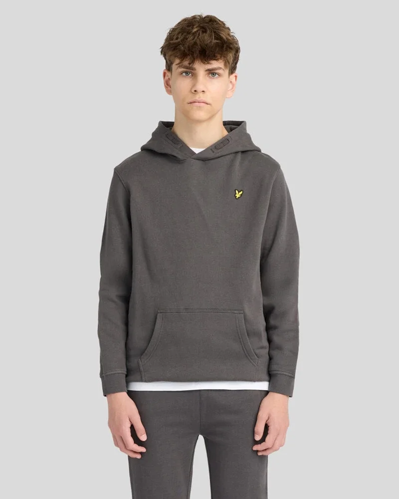 Brush Back Pullover Hoodie Antraciet Brush Back Pullover Hoodie Antraciet