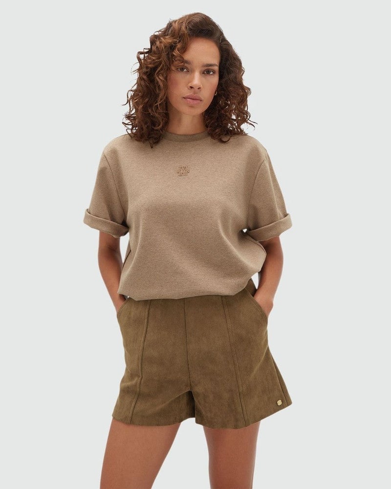 JV-PAXTON oversized T-shirt Beige JV-PAXTON oversized T-shirt Beige