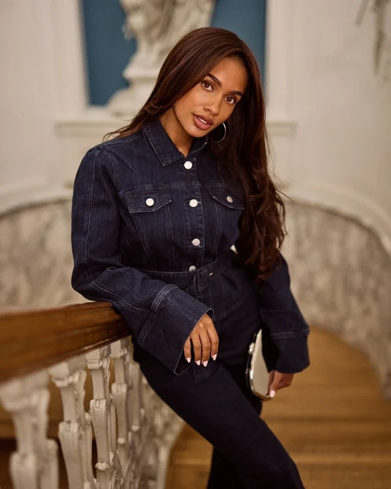Jumpsuit Armell Denim Donker Blauw Jumpsuit Armell Denim Donker Blauw