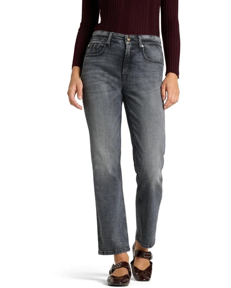Gini Structured Superstretch Black Denim Donker Blauw Gini Structured Superstretch Black Denim Donker Blauw