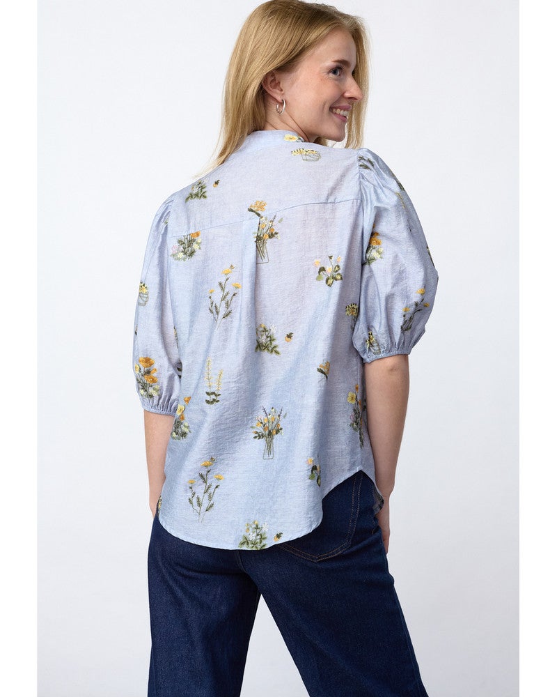 ELLA-SH87 Shirts Blauw ELLA-SH87 Shirts Blauw