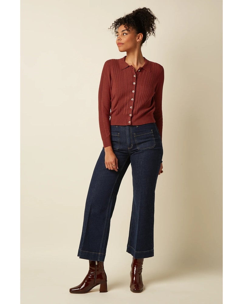 Paige Pocket Pants Muse Denim Blauw Paige Pocket Pants Muse Denim Blauw