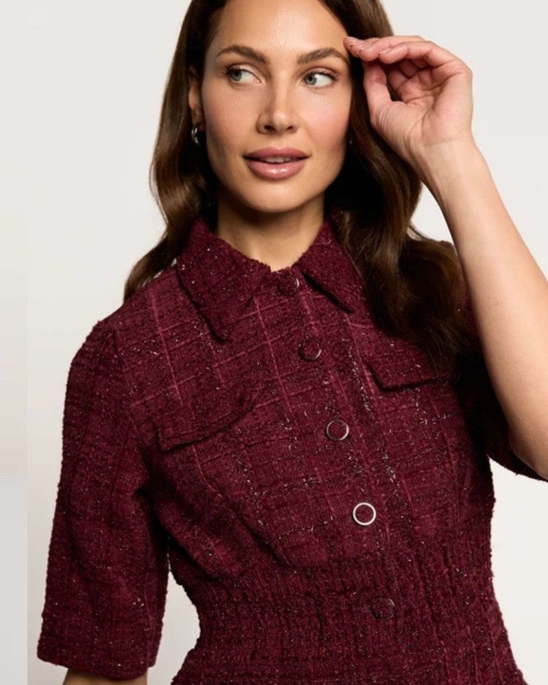 Deluxe Dress Bordeaux Deluxe Dress Bordeaux