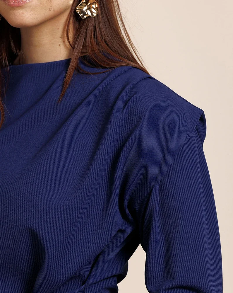 Hailey twill top Donker Blauw Hailey twill top Donker Blauw
