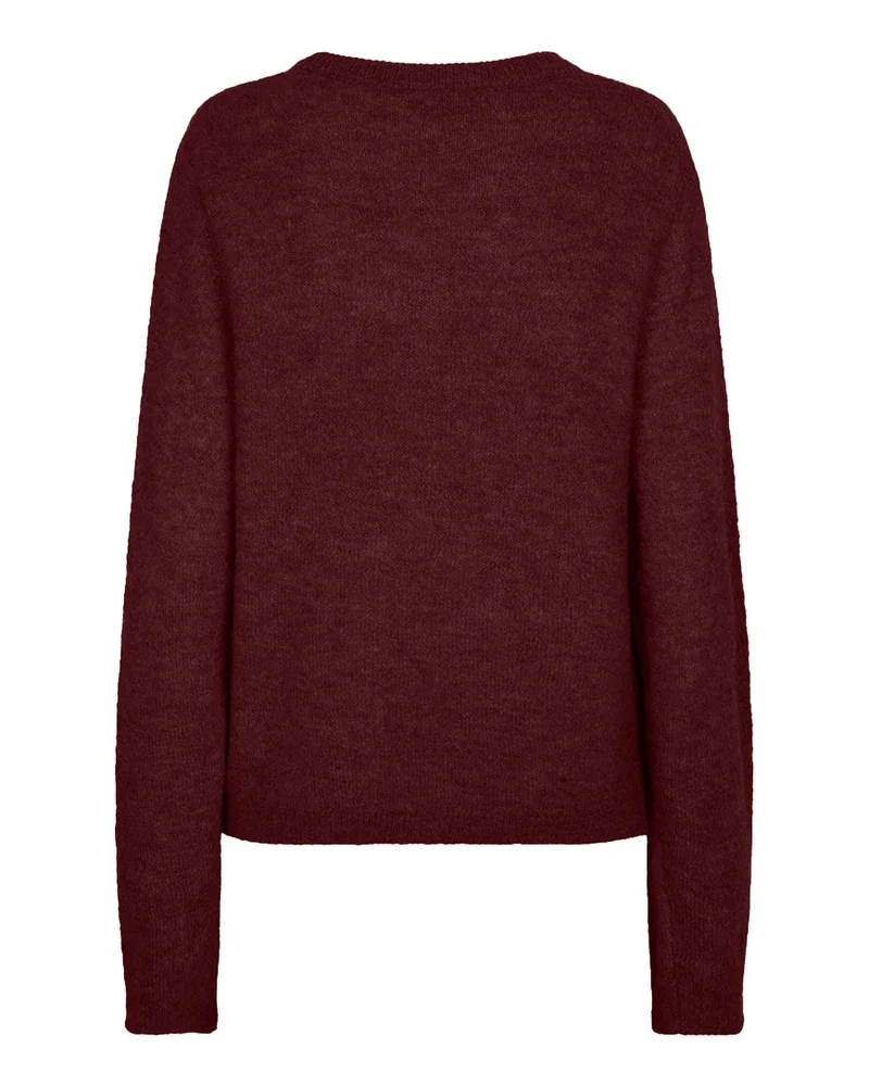 Cardigan closed placket fancy buttons Bordeaux Cardigan closed placket fancy buttons Bordeaux