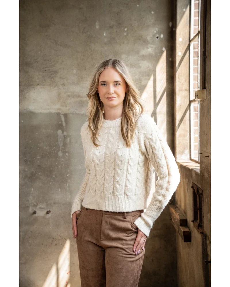 Ronja Pearl Cable Beige Ronja Pearl Cable Beige