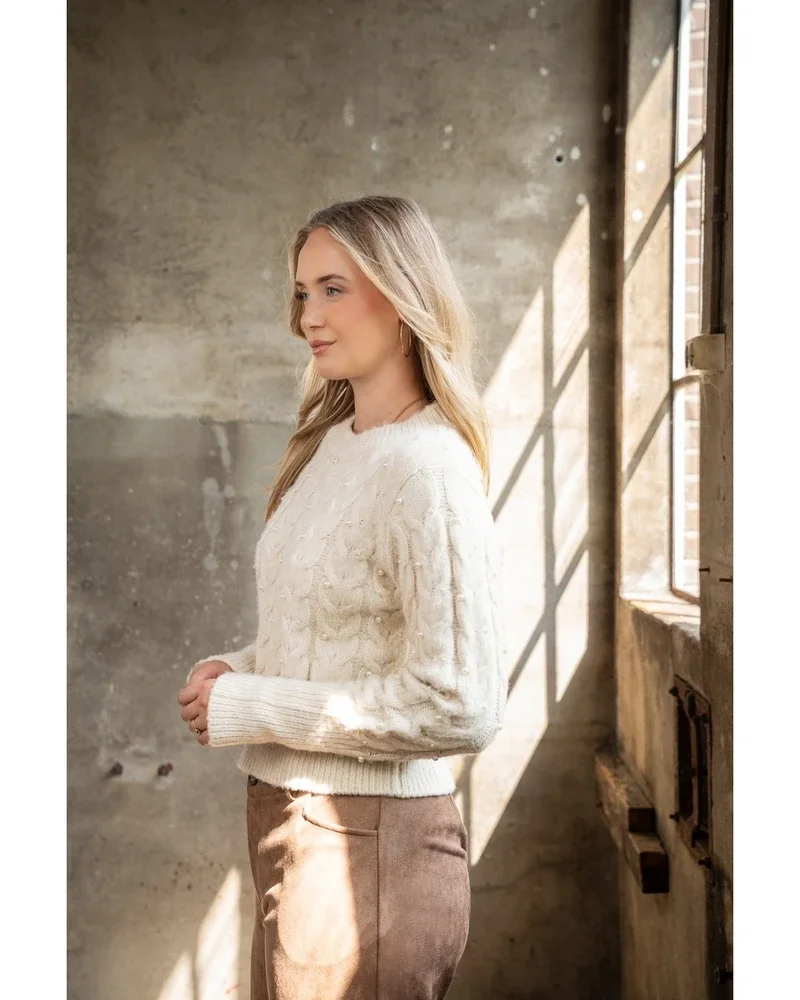 Ronja Pearl Cable Beige Ronja Pearl Cable Beige