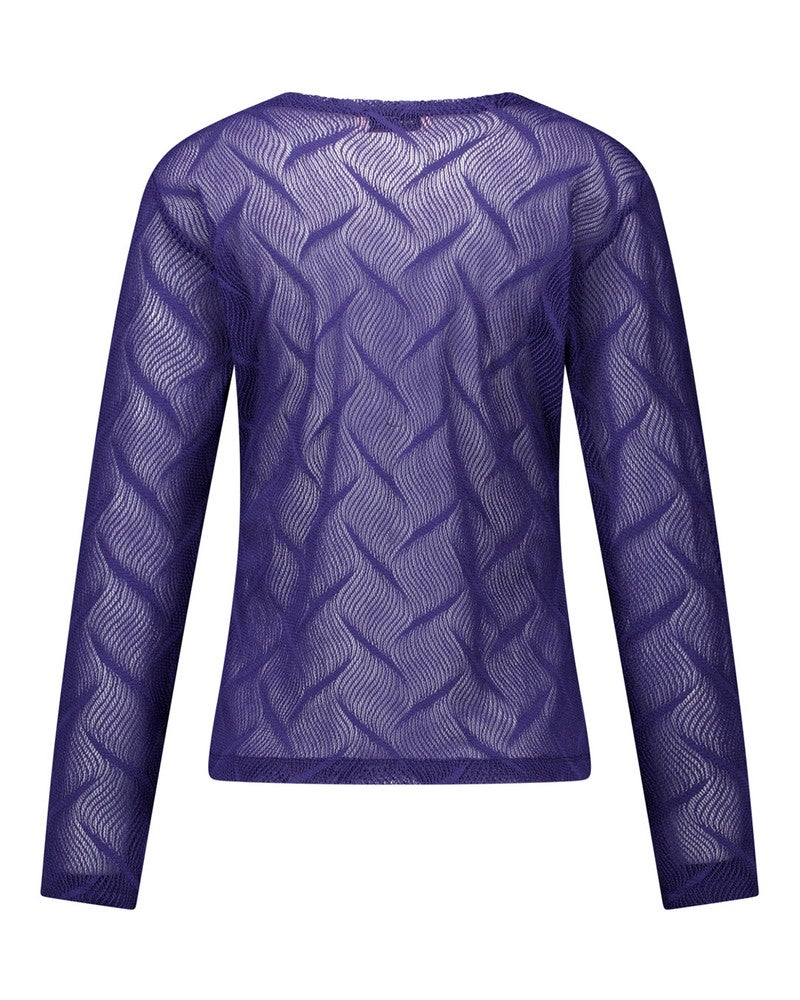 Reagan lace top ink blue Donker Blauw Reagan lace top ink blue Donker Blauw