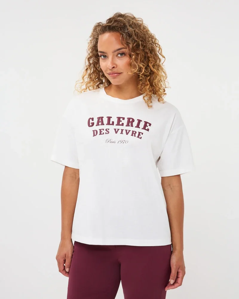 T-shirt ''Galerie'' Off White T-shirt ''Galerie'' Off White