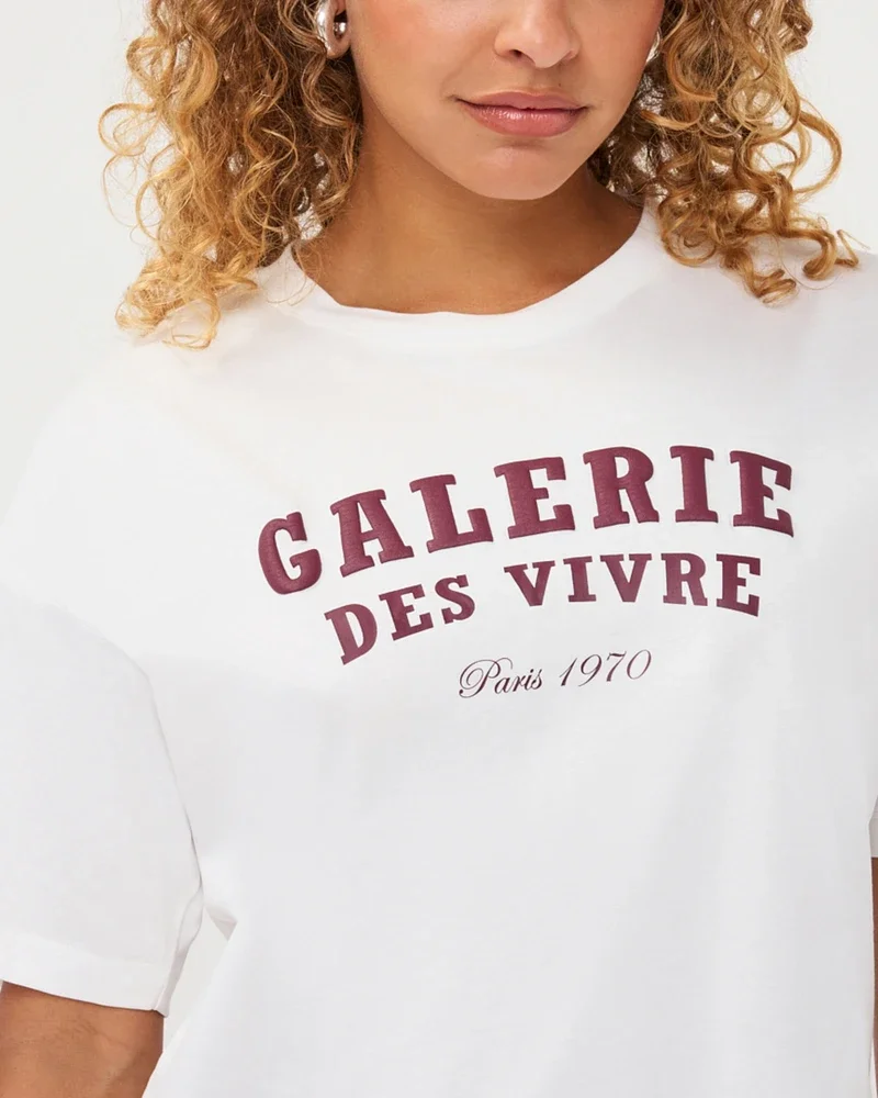 T-shirt ''Galerie'' Off White T-shirt ''Galerie'' Off White