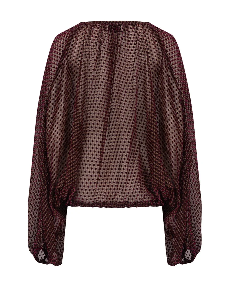 Alicia Blouse Pattern Bordeaux Alicia Blouse Pattern Bordeaux