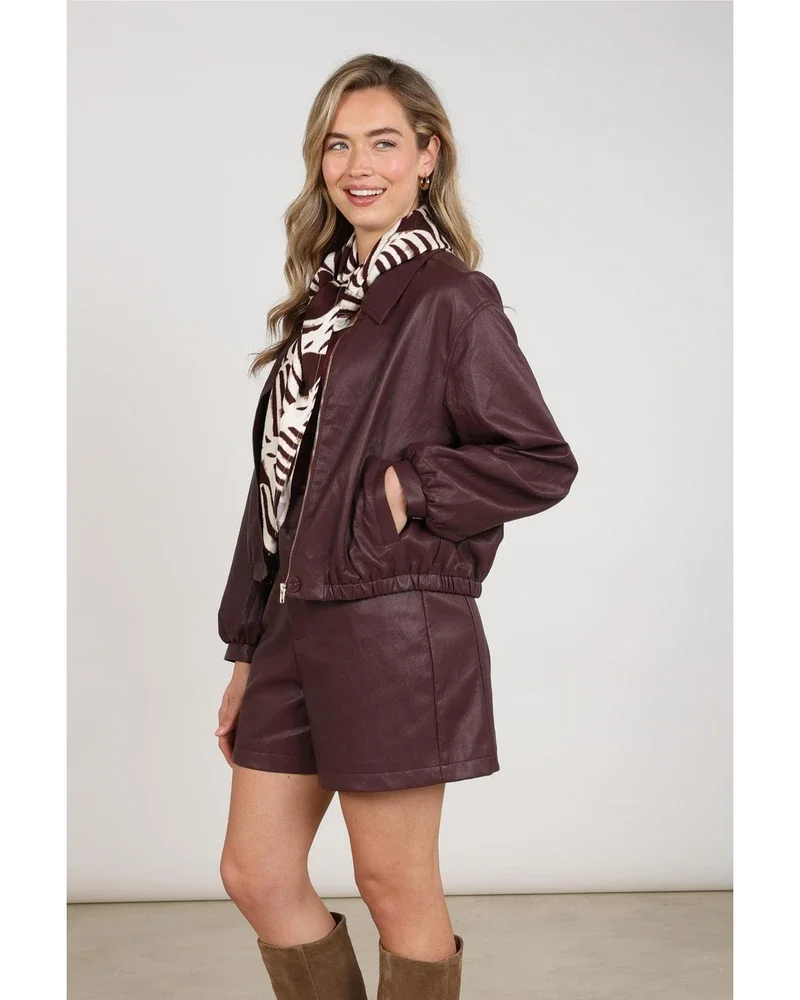 Dominique Jacket PU Bordeaux Dominique Jacket PU Bordeaux
