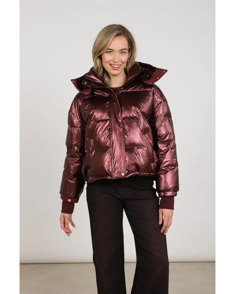 Melodi Jacket Metallic Bordeaux Melodi Jacket Metallic Bordeaux